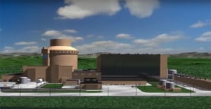 Stock_AP1000 nuclear plant model_Westinghouse