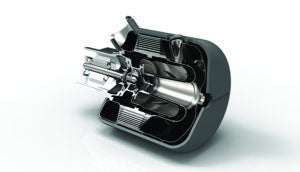 Fig 1-Capstone C200 microturbine cutaway