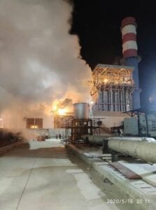 steam-blow-gas-turbine-piping