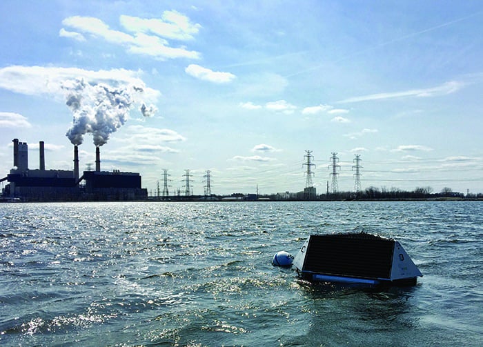 Eco-Friendly Ultrasonic Treatment System Controls Algae in Power Plant Settling Pond