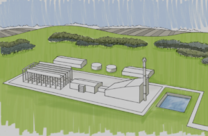 Maple Creek Indiana natural gas rendering Advanced Power